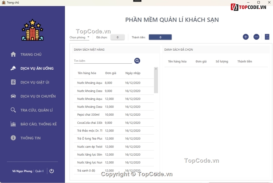 web quản lý,quản lý,website,khách,sạn